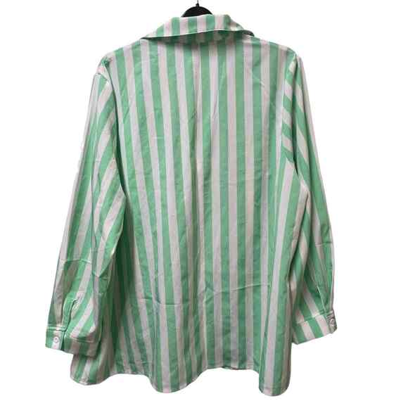 Shein Curve Striped Button Down Top / Shorts Set Size 2X - Picture 3 of 9